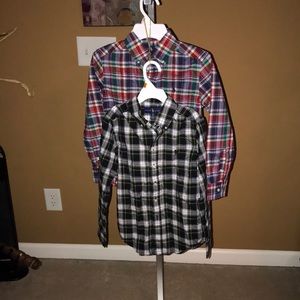 Ralph Lauren bundle of 2 long sleeve button downs.
